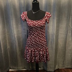 Red floral Zara Dress